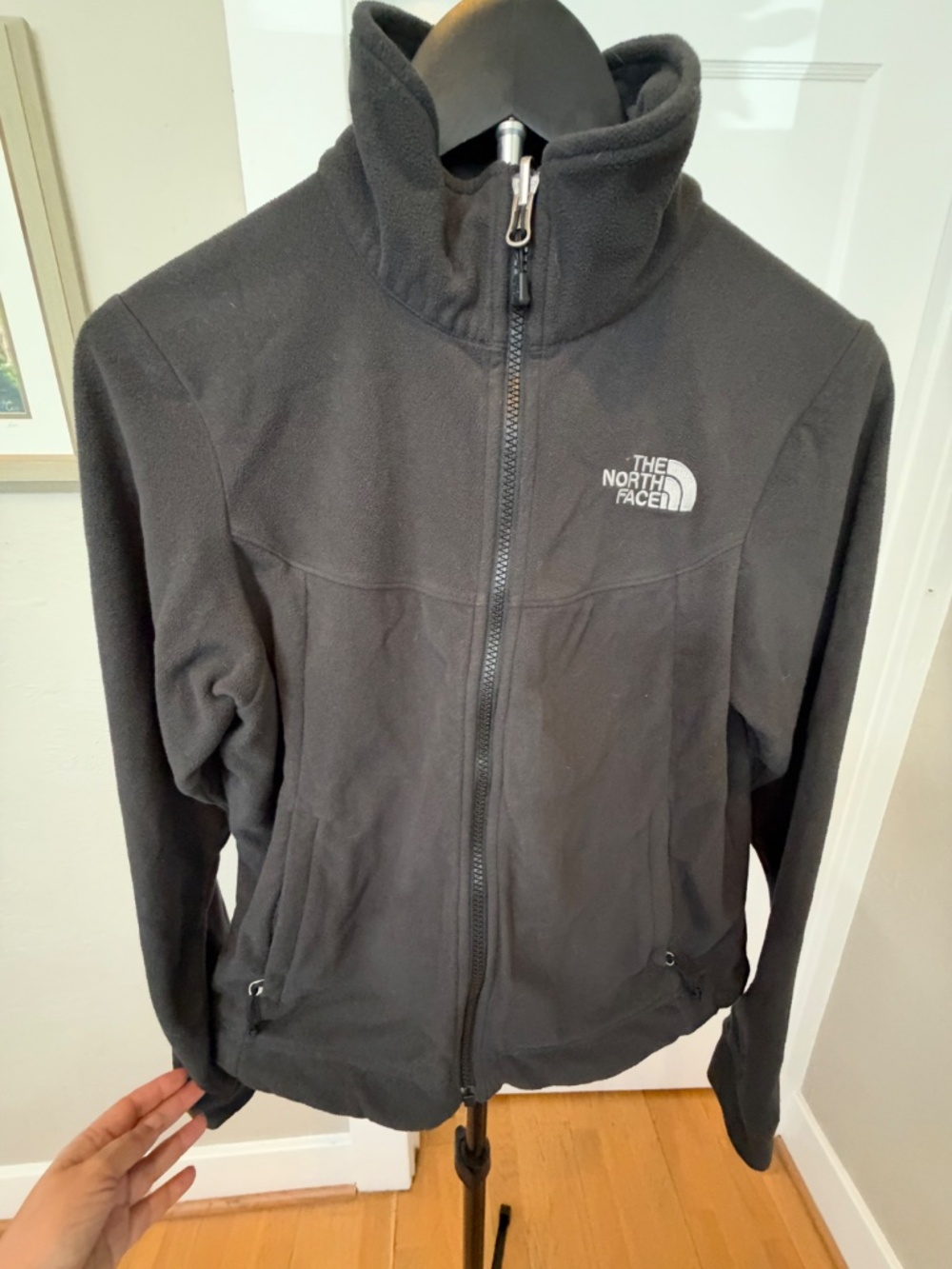 The North Face Classic Full Zip Fleece Jacket Black Women's XS S10